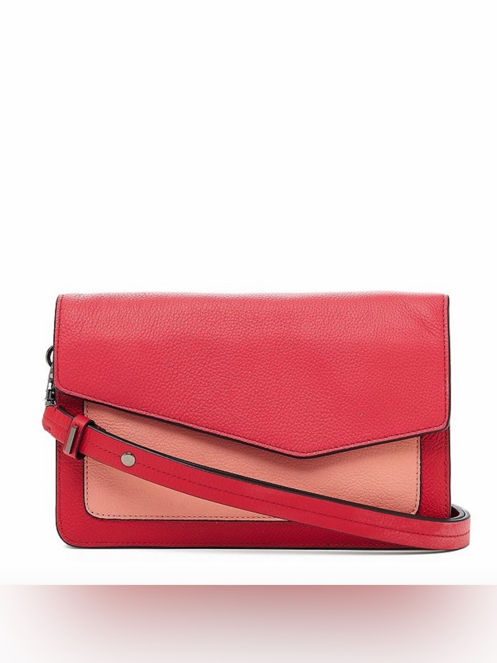 NWT Botkier Cobble Hill Pepper Combo Leather Crossbody Bag